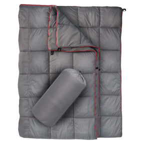 Compact Quilted Outdoor Blanket, Grey 200x140cm