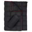 Compact Quilted Outdoor Blanket, Black 200x140cm