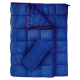 Compact Quilted Outdoor Blanket, Blue 200x140cm