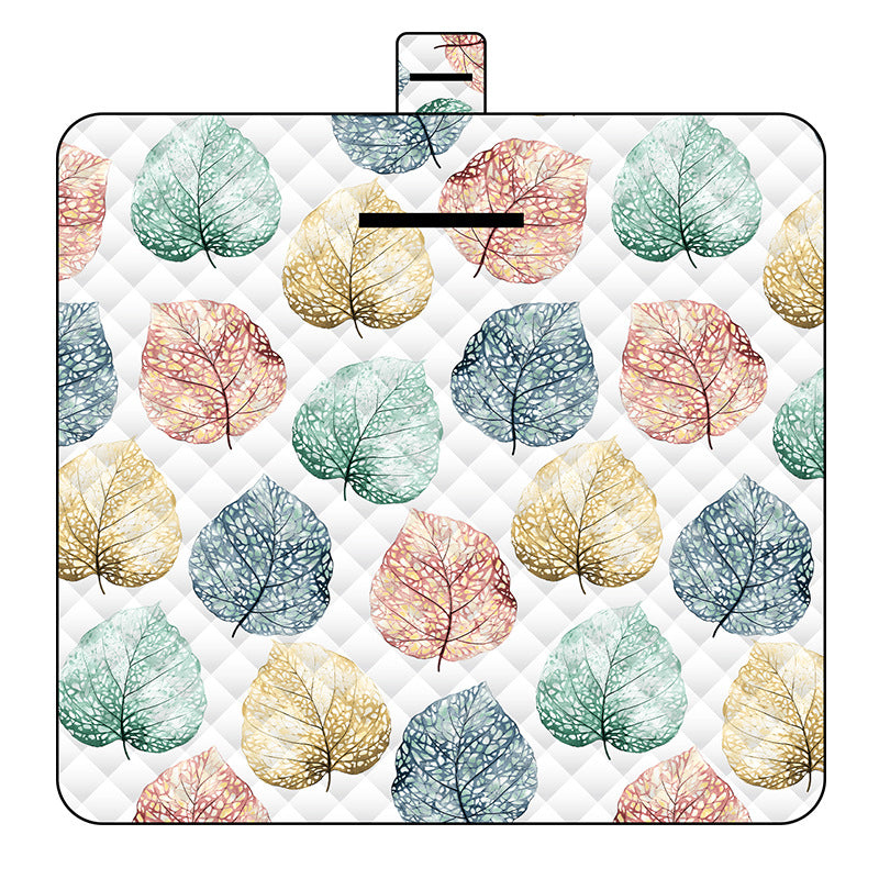 Waterproof Foldable Picnic Mat, Leaves Design 150x200cm