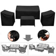 Patio Furniture Set Cover Oxford 210D Large 4pcs
