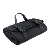 Glenridding roll up ground mat in black 200 x 75cm in 1000D nylon with MOLLE webbing and reinforced staking eyelets