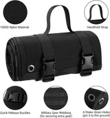 Glenridding Waterproof Roll Up Mat, Black, 200x75cm