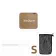 Silicone Coated Fireproof Outdoor Mat, Small 30 x 26 cm