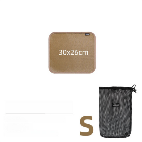 Silicone Coated Fireproof Outdoor Mat, Small 30 x 26 cm