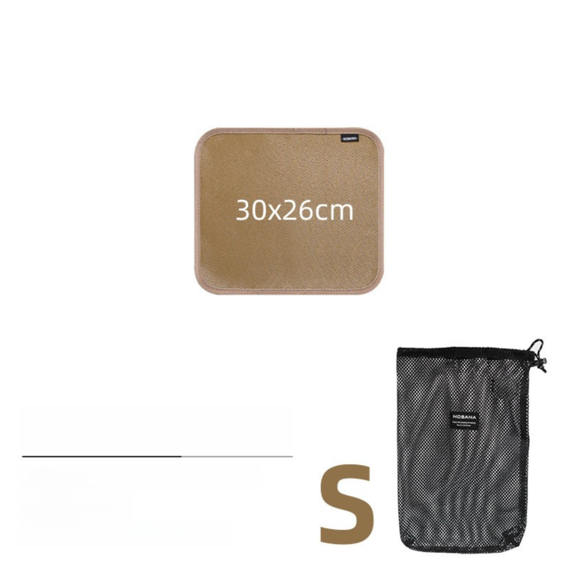 Silicone Coated Fireproof Outdoor Mat, Small 30 x 26 cm