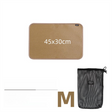 Silicone Coated Fireproof Outdoor Mat, Medium 45 x 30 cm