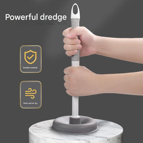 Holder mounted on a bathroom wall with adhesive, no drilling required