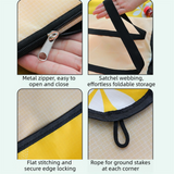 Threlkeld Waterproof Picnic Mat, Yellow Sunflower, 145x200cm