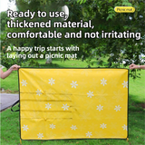 Threlkeld Waterproof Picnic Mat, Pink Sunflower, 145x200cm