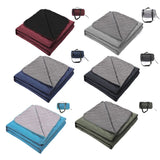 Grasmere Waterproof Picnic Blanket with Carry Bag, Navy Blue