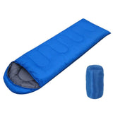 Envelope Camping Sleeping Bag, 0°C, 210x75cm, Blue
