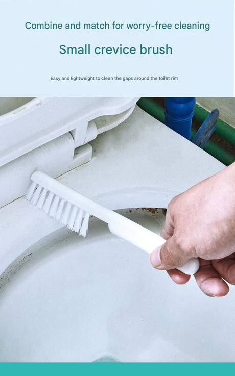 Globe brush cleaning the inside of a toilet bowl
