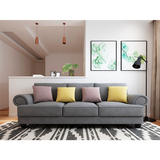 Cloud Nine Slate Grey 3-Seater Sofa