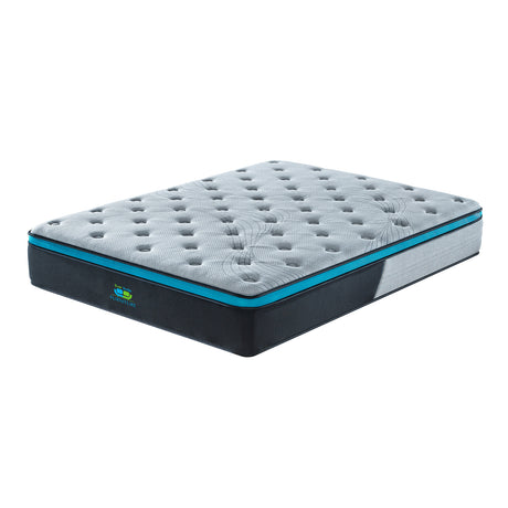 28cm GelZone Pocket Spring Mattress — Zoned Cooling Gel Memory Foam — Allure Home Collections