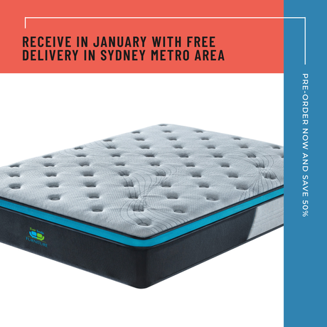 28cm GelZone Pocket Spring Mattress — Zoned Cooling Gel Memory Foam — Allure Home Collections