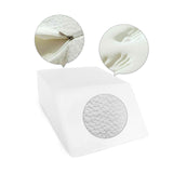 Memory Foam Bed Wedge Leg Support and Elevation Pillow — 4-in-1 Versatile — Allure Home Collections