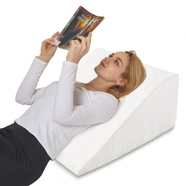 Clevinger Memory Foam Bed Wedge Back Support Pillow — Allure Home Collections