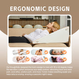 Clevinger Memory Foam Bed Wedge Back Support Pillow — Allure Home Collections