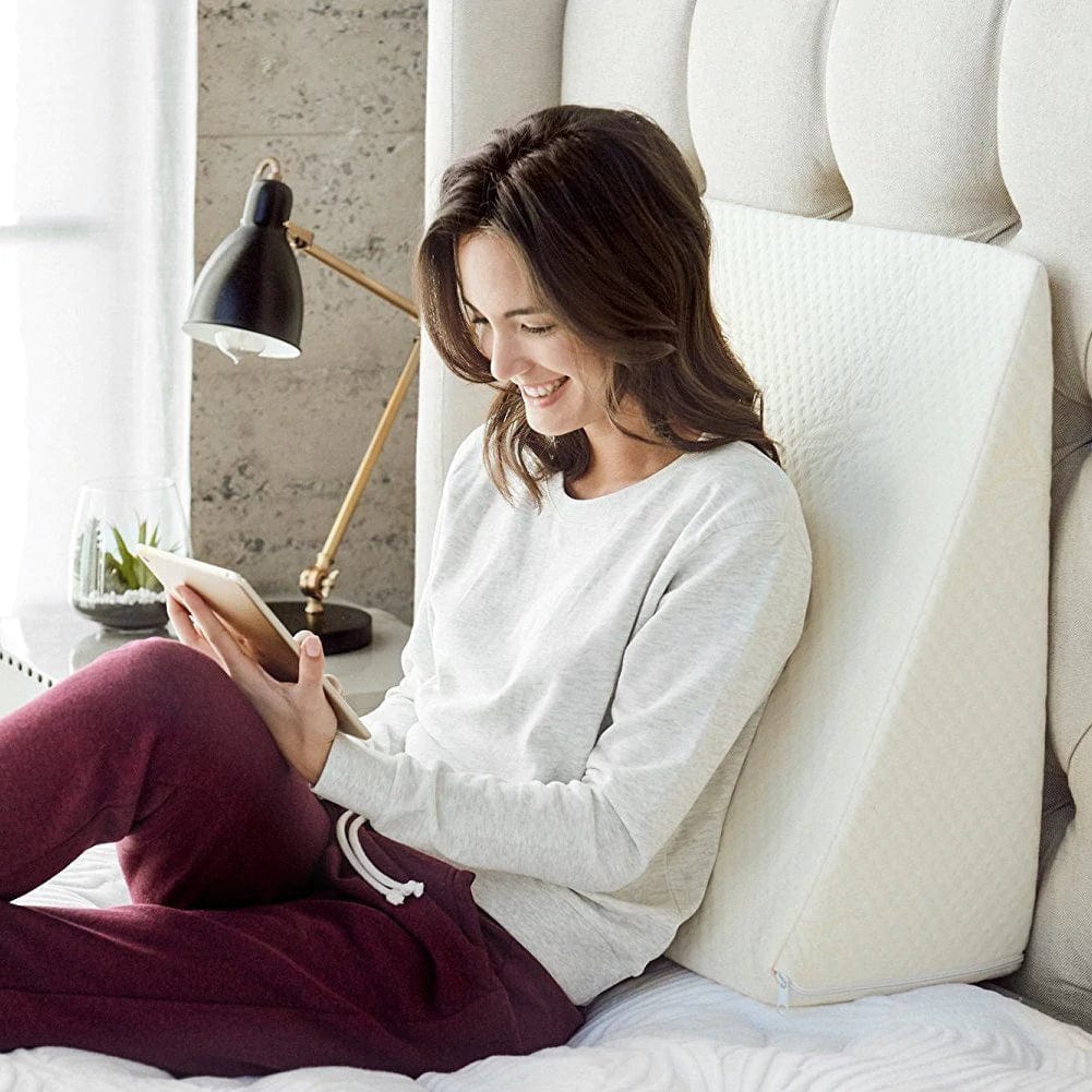 Clevinger Memory Foam Bed Wedge Back Support Pillow — Allure Home Collections