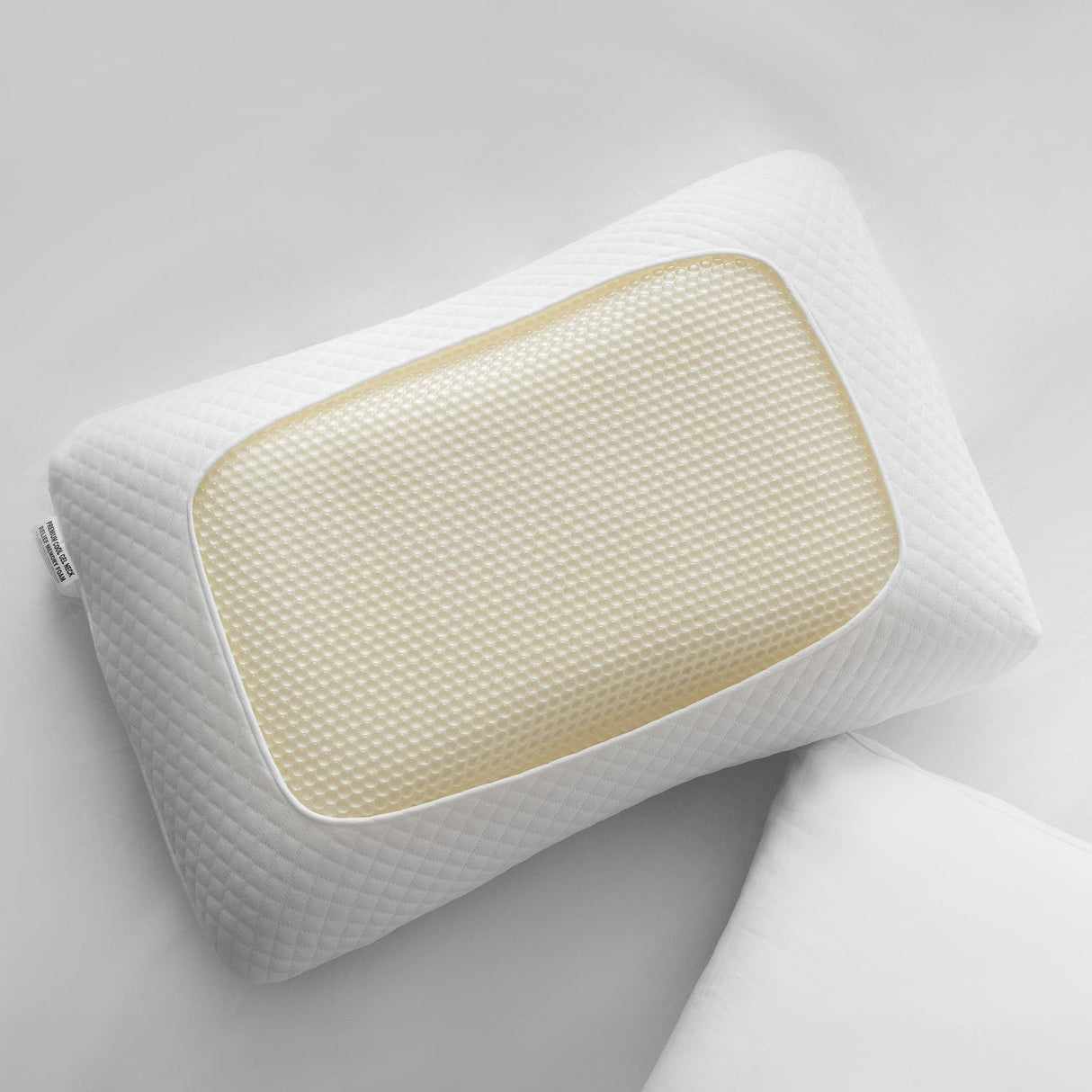 Premium Cool Gel Memory Foam Neck Relief Pillow — Weightless Neck and Head Feel — Allure Home Collections