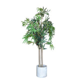 Faux artificial bamboo plant in pot 120cm with realistic culms and foliage — Allure Home Collections