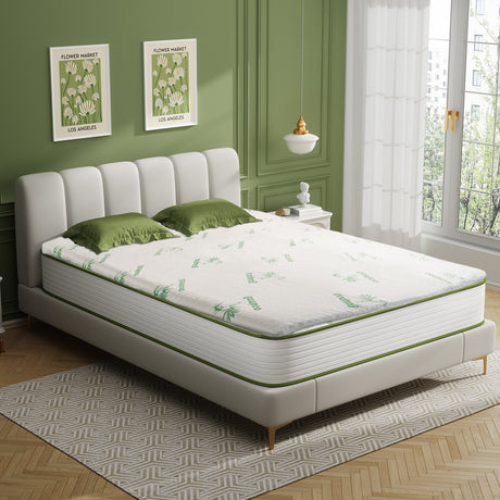 8cm Bamboo Memory Foam Mattress Topper — High-Density, Breathable — Allure Home Collections
