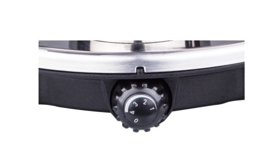 1500W electric base with thermostatic control dial