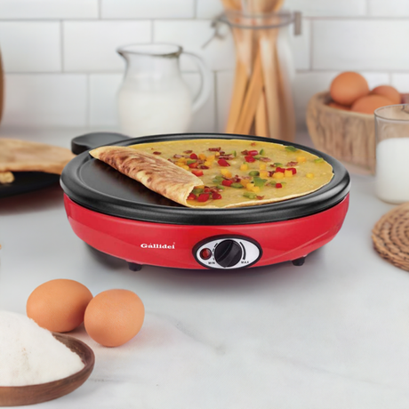 Non stick grill pan fitted to the 1000 W electric griddle
