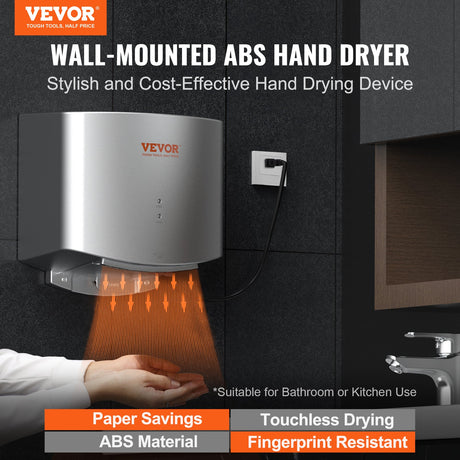 Commercial hand dryer front view
