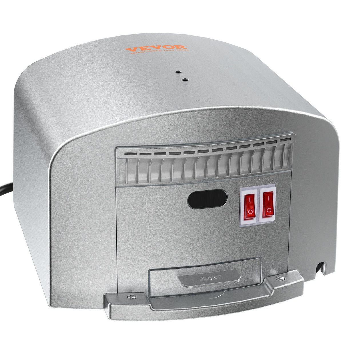 Automatic commercial hand dryer in a bathroom