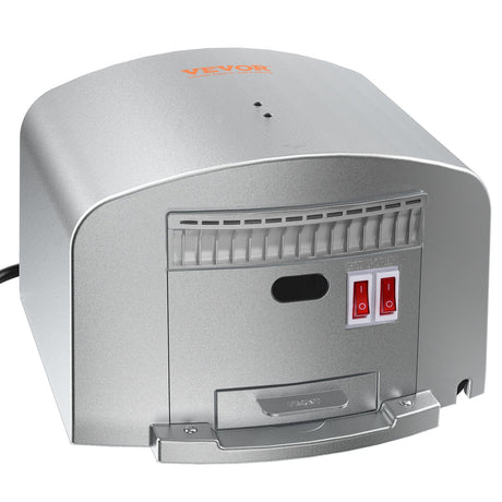 Automatic commercial hand dryer in a bathroom