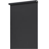Steel wall mounted parcel mailbox with combination lock