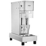 Milkshake being blended in the 1740 RPM stainless steel mixer