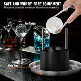Cabra Aluminium Ice Ball Press, 60mm, Black