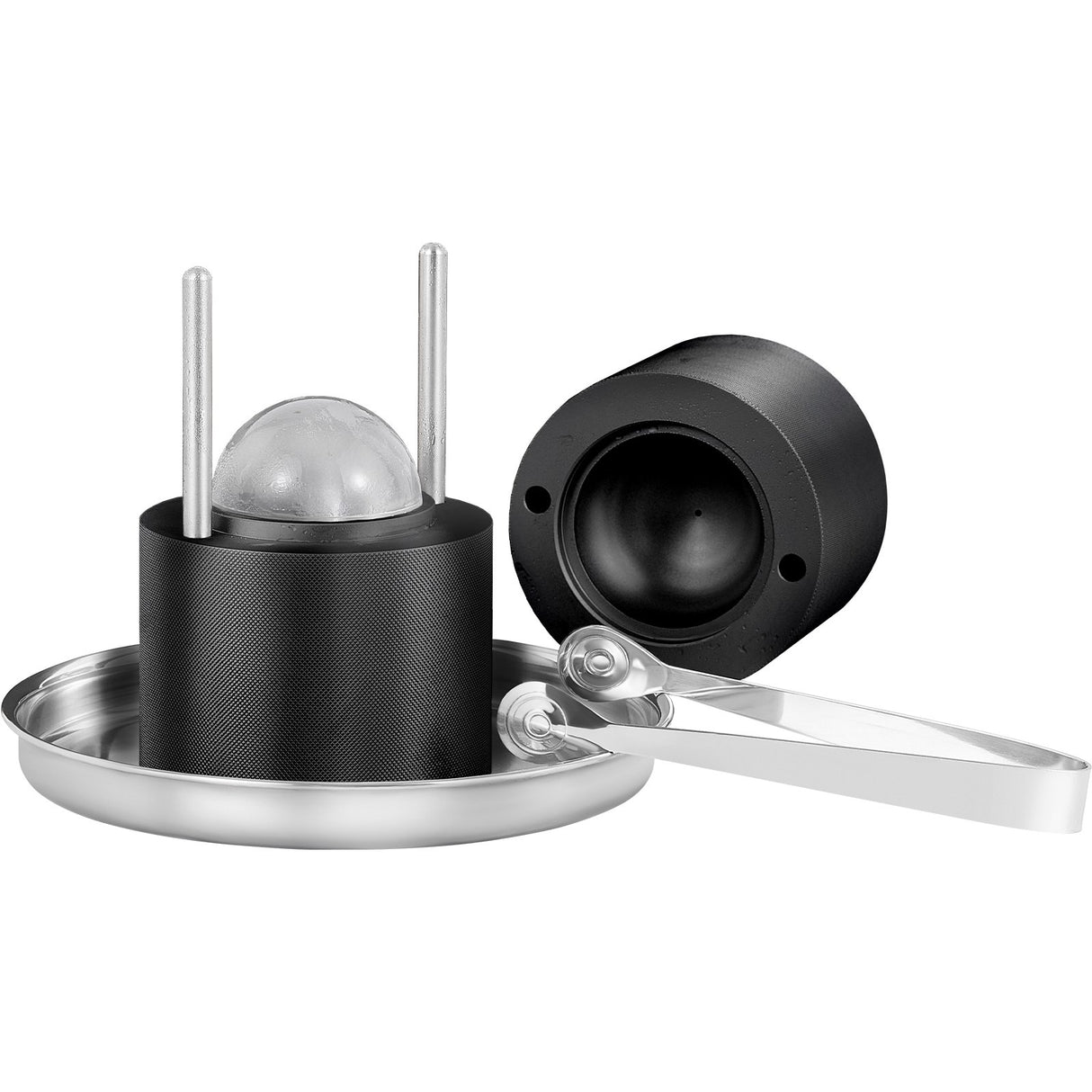 Cabra Aluminium Ice Ball Press, 60mm, Black