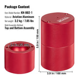 Sattel Aluminium Ice Ball Press, 60mm, Red