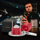 Sattel Aluminium Ice Ball Press, 60mm, Red