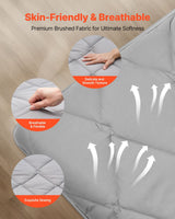 Mission Beach Foldable Tatami Mattress, Grey