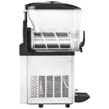 Side ventilation panel and rubber feet on the slushy machine