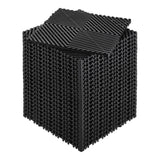 Klausen black polypropylene interlocking drainage floor mat tiles