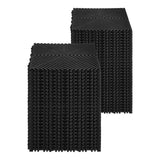 Klausen Interlocking Drainage Floor Mat, 31x31cm, PP, Black, 24pcs