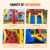 Bounce house jumping area interior