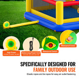 Bounce house dimensions diagram