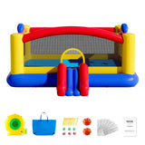Bounce house jumping area interior