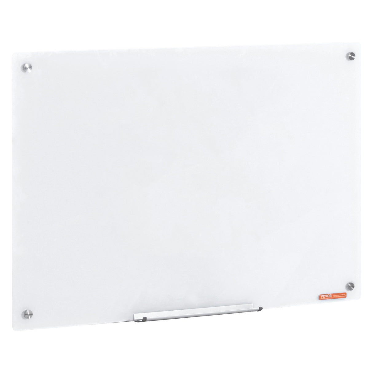 Dimension diagram showing the 36 x 24 inch glass whiteboard size