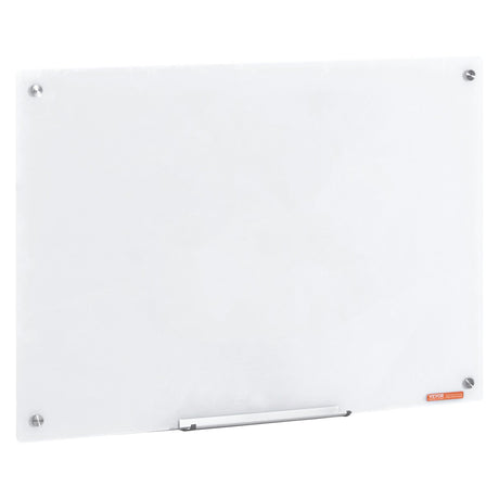 Dimension diagram showing the 36 x 24 inch glass whiteboard size