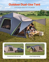 Baena SUV Camping Tent, 3 x 3m, 5 to 8 Person, Waterproof