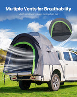 Truck Bed Tent, 5.5-6ft, Waterproof PU2000, 2-3 Person, Camping