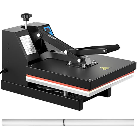 Clamshell heat press machine with 38 x 38 cm Teflon coated platen